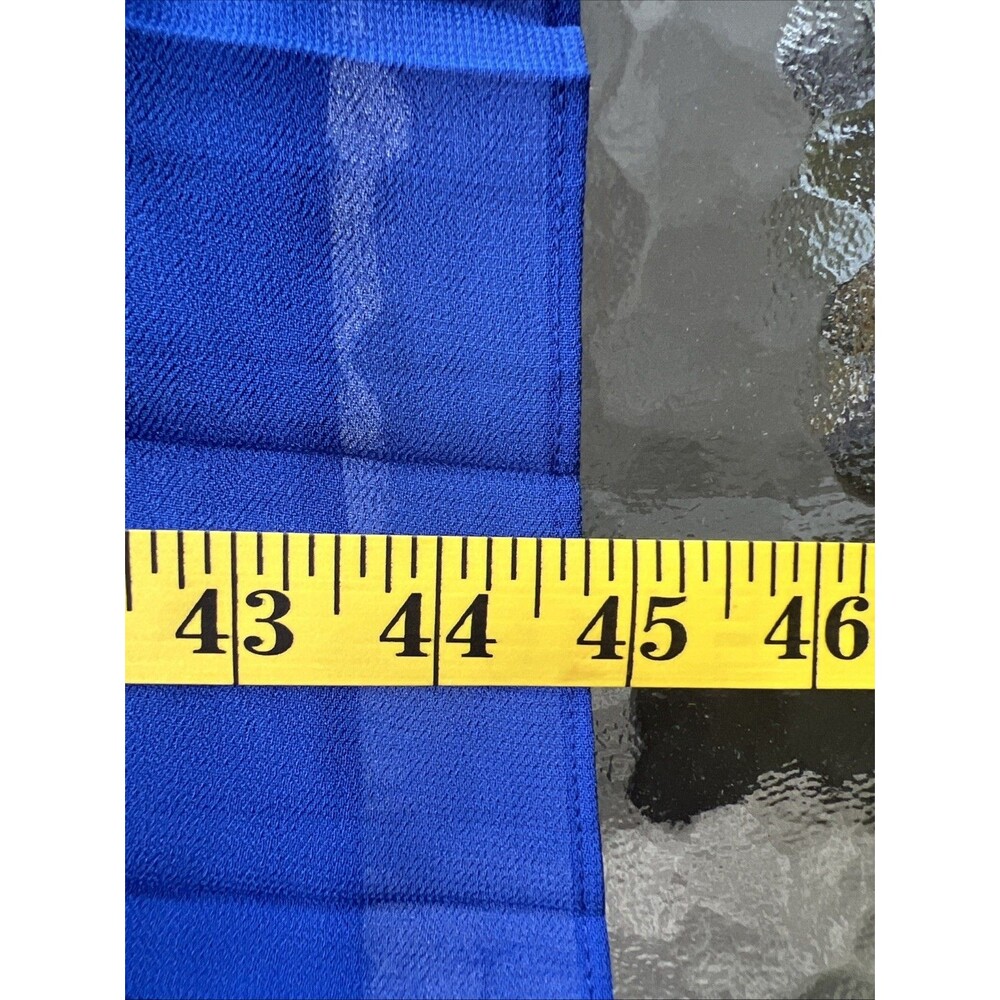 Catherine’s Woman Cobalt Blue Elastic Waist Tie Front Pleated Casual Dress 2X - Picture 13 of 16